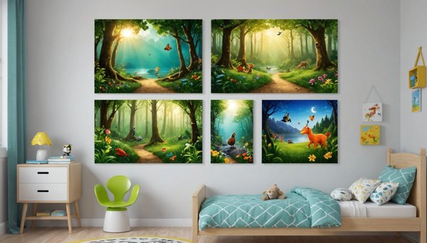 Affiches nature pour chambre d'enfant : tendances actuelles