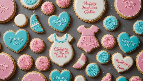 Gourmandise et annonces de grossesse : des biscuits sur mesure !